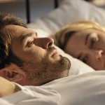 On-set still, featuring Charlie Cox and Sophia Myles