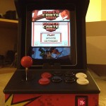 The iCade, running Super Crate Box